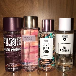 VS PINK body mists